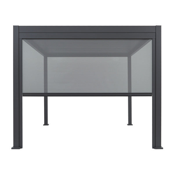 JOYESERY 10' Aluminum Pull-Down Privacy Screen Pergola Divider, Pergola NOT Included