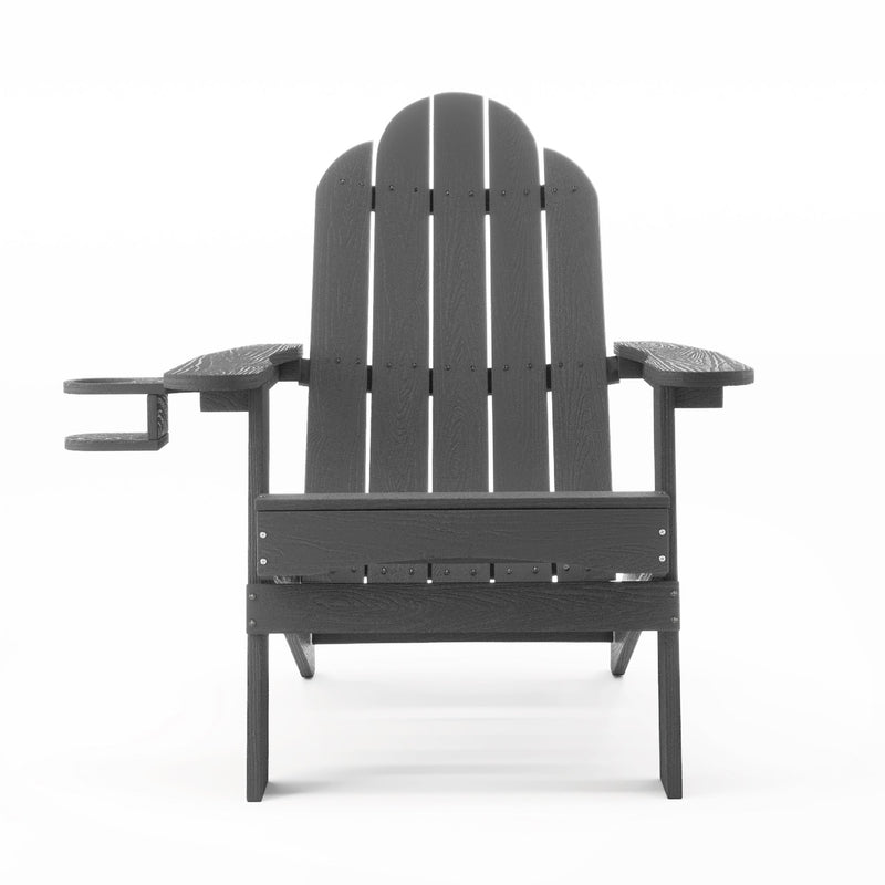JOYESERY Miranda Foldable Adirondack Chair with Cup Holder